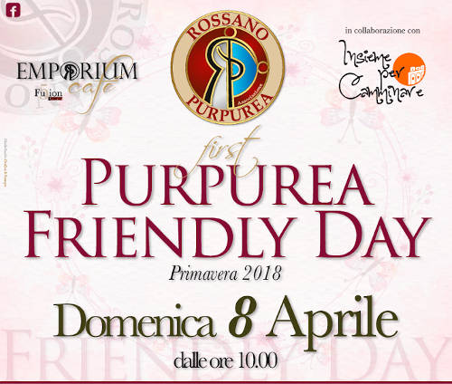 Domenica 8 aprile Rossano Pupurea festeggia il suo primo compleanno
