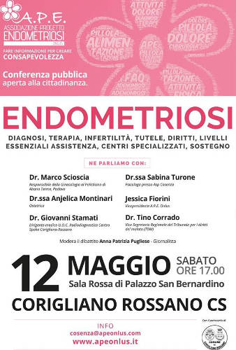 Il 12 maggio a Palazzo San Bernardino una Conferenza sull’Endometriosi
