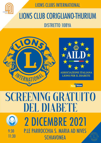 Screening Diabete Lions Club Corigliano-Thurium